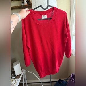 Wilfred Aritzia Balzac 3/4 Sleeve Silk/Cotton/Cashmere Sweater Sz XS